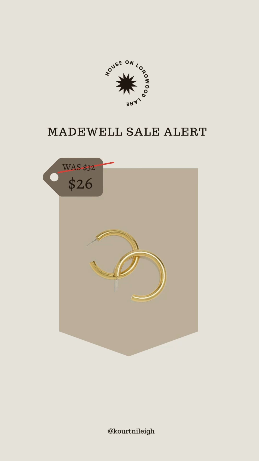 LTK Spring Sale x Madewell!

My Large Chunky Hoop Earrings are on sale for 20% off! Use code LTK20 at checkout, sale ends Sunday!

#LTKsalealert #LTKFind #LTKSale