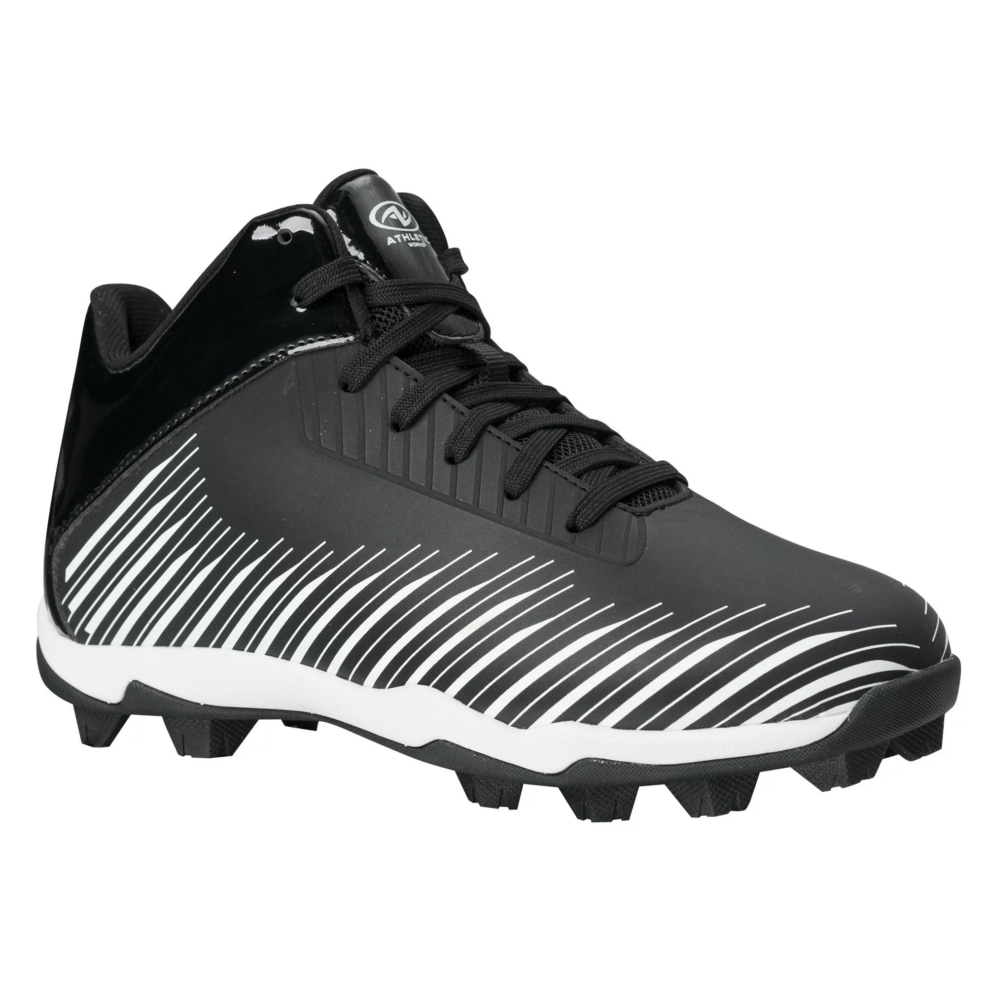 Athletic Works Youth Boys Football Cleats, Black Kids | Walmart (US)