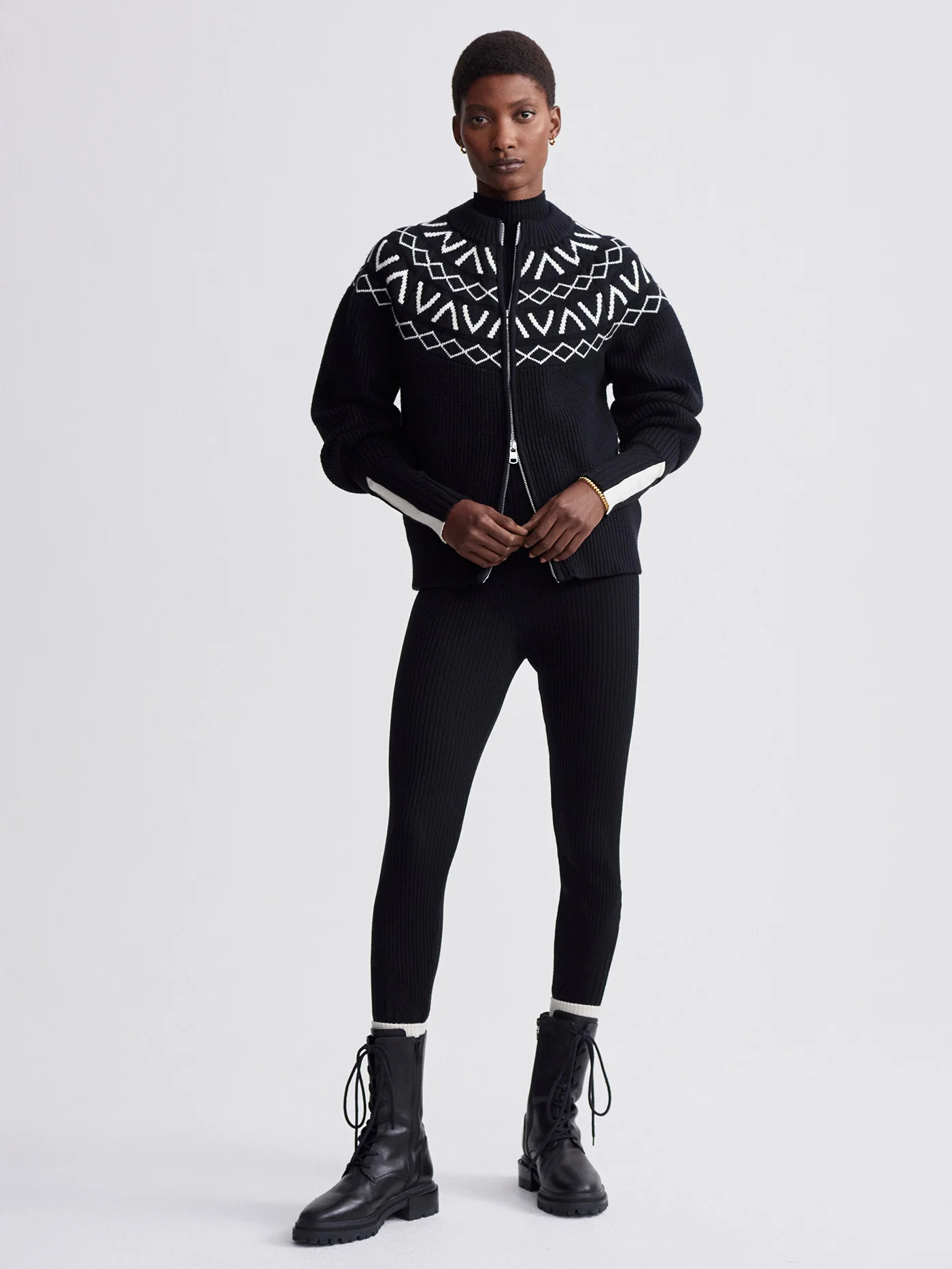 Alys Fair Isle Knit Jacket | Varley US