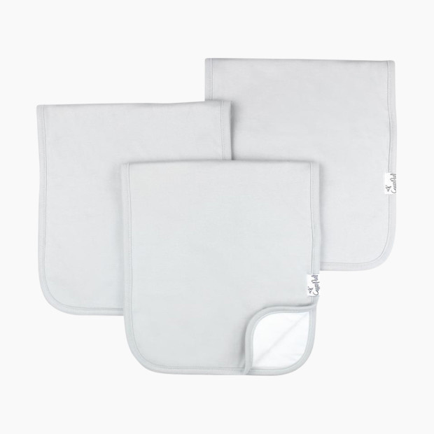Copper Pearl Burp Cloth Set in Grey Basics | 100% Cotton | Babylist