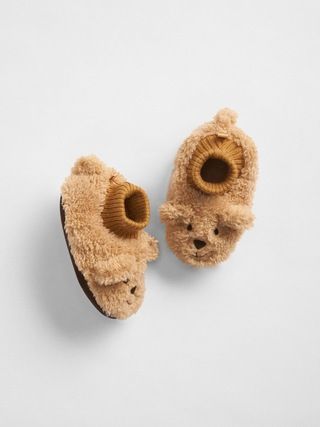 babyGap Cozy Bear Slippers | Gap (CA)
