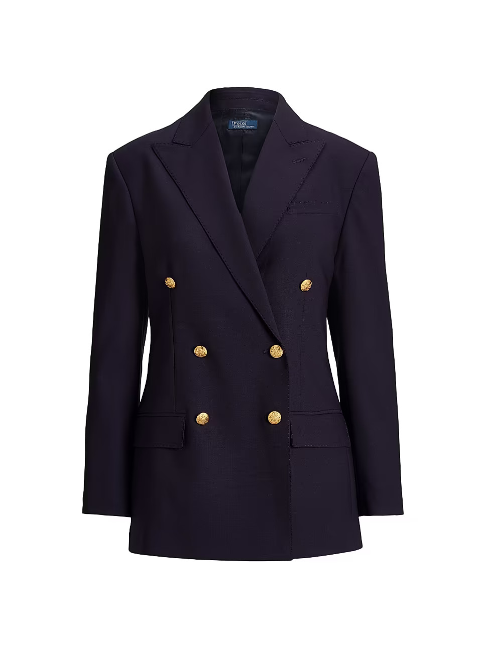 Polo Ralph Lauren Double-Breasted Wool-Blend Blazer | Saks Fifth Avenue