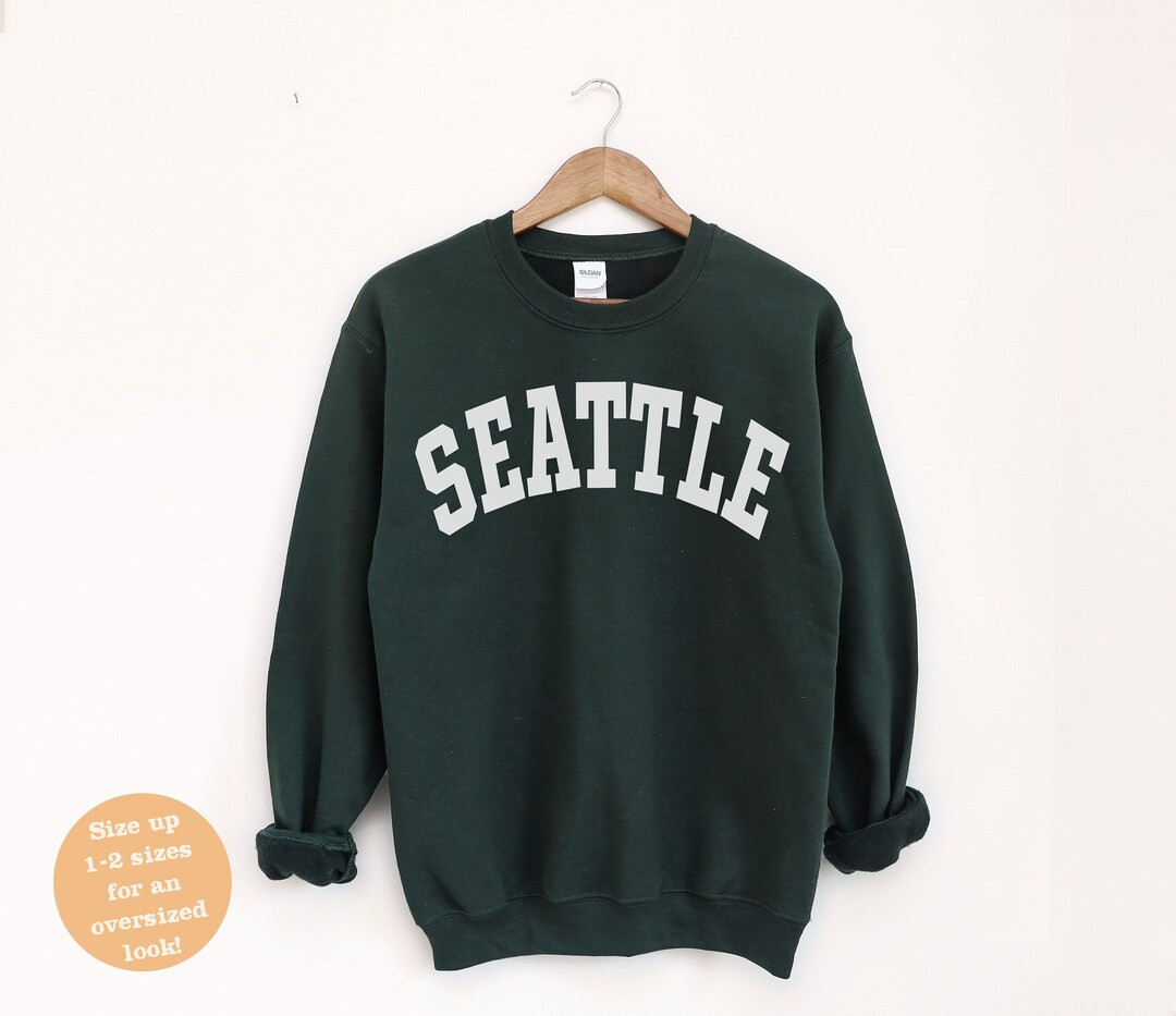 Seattle University Collegiate Oversized Vintage Aesthetic - Etsy | Etsy (US)
