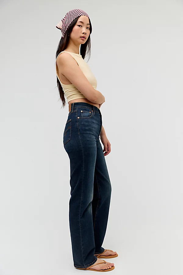 Levi's Ribcage Full Length Jeans | Free People (Global - UK&FR Excluded)