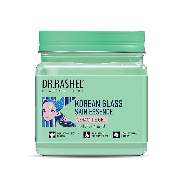 DR.RASHEL Korean Glass Skin Gel With Ceramide and Rice water Lightweight Hydrating Gel & Pore Min... | Amazon (US)
