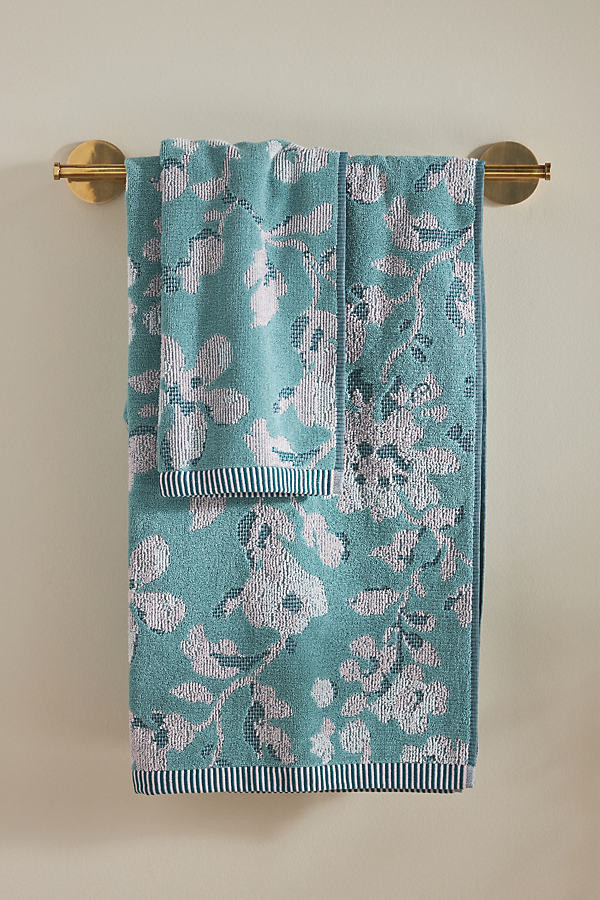 Josephine Floral Cotton Towel Collection | Anthropologie (US)