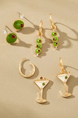 Festive Icon Earrings, Set of 3 | Anthropologie (US)