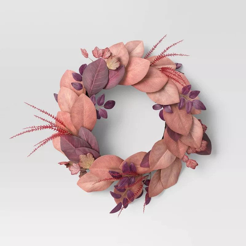 Magnolia Wreath Brown - Threshold™ | Target