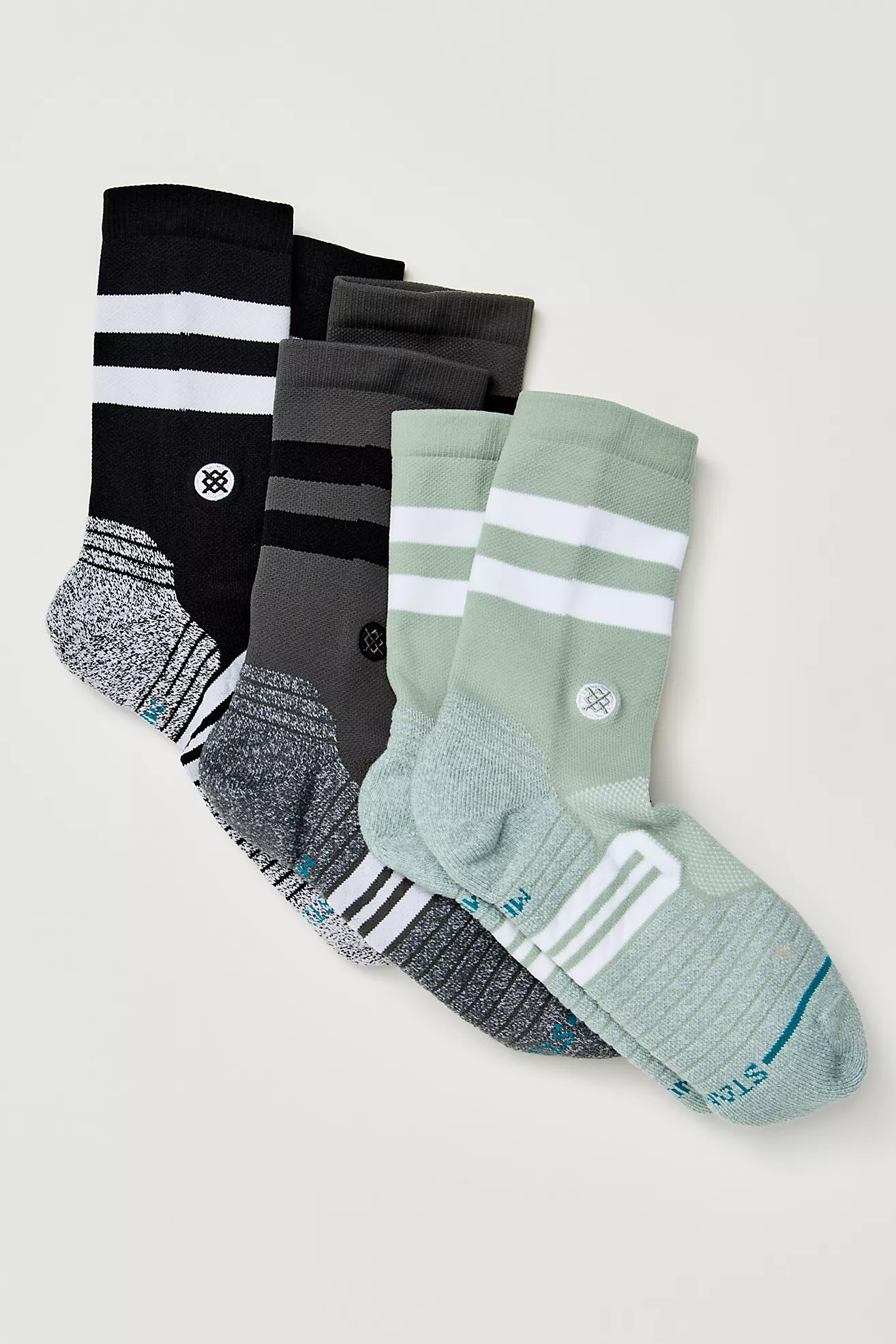 Stance Franchise Crew Sock 3-Pack | Free People (Global - UK&FR Excluded)