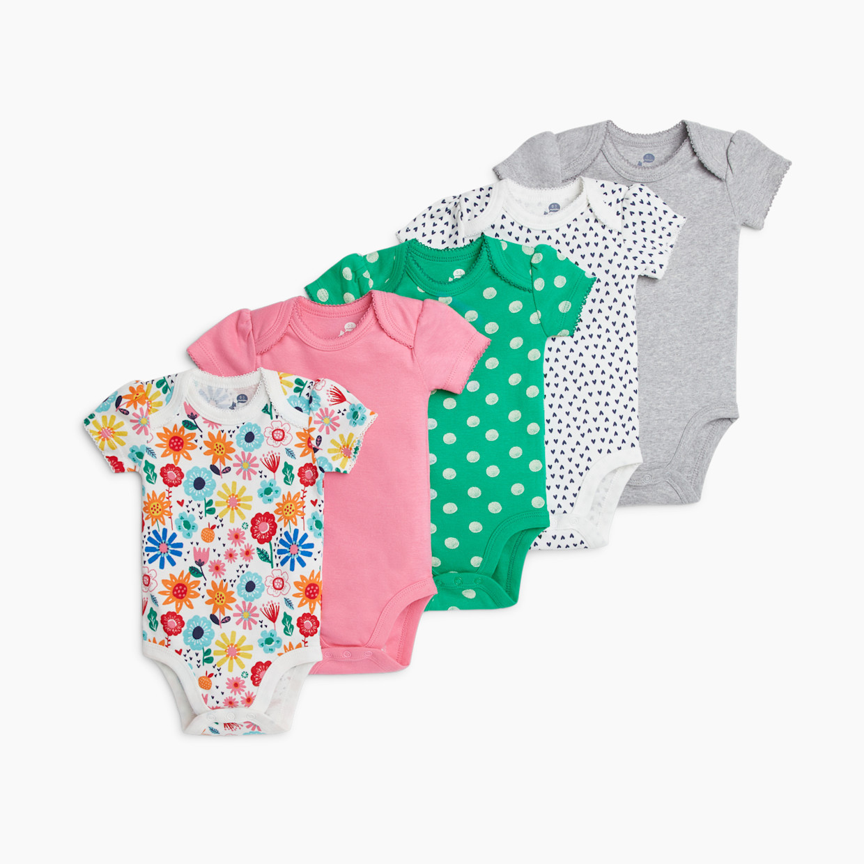 Short Sleeve Bodysuit Printed (5 Pack) | Babylist