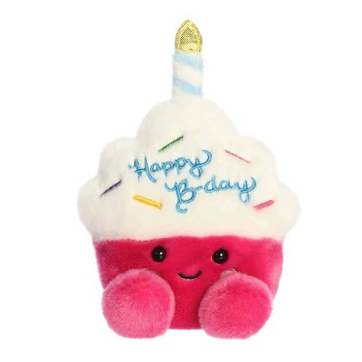 Aurora Mini Sparkle Birthday Cupcake Palm Pals Adorable Stuffed Animal Pink 4.5" | Target