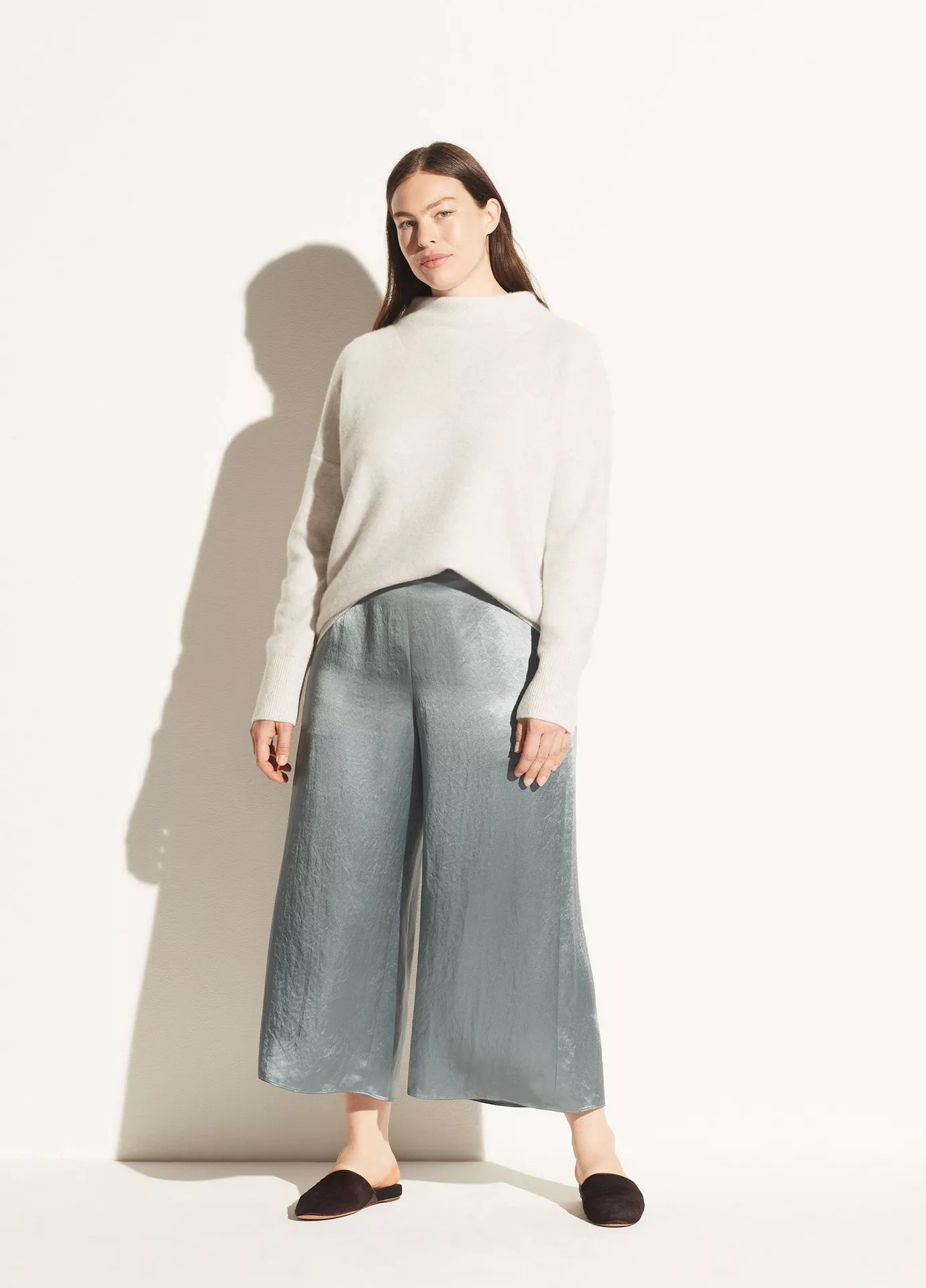 Plush Cashmere Funnel Neck Sweater | Vince LLC