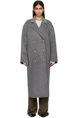 Gray Borneo Coat | SSENSE