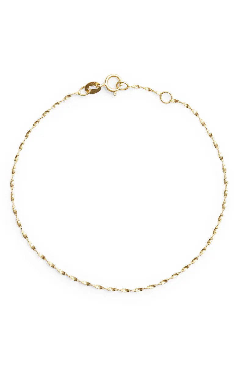 Twisted 14K Gold Bracelet | Nordstrom