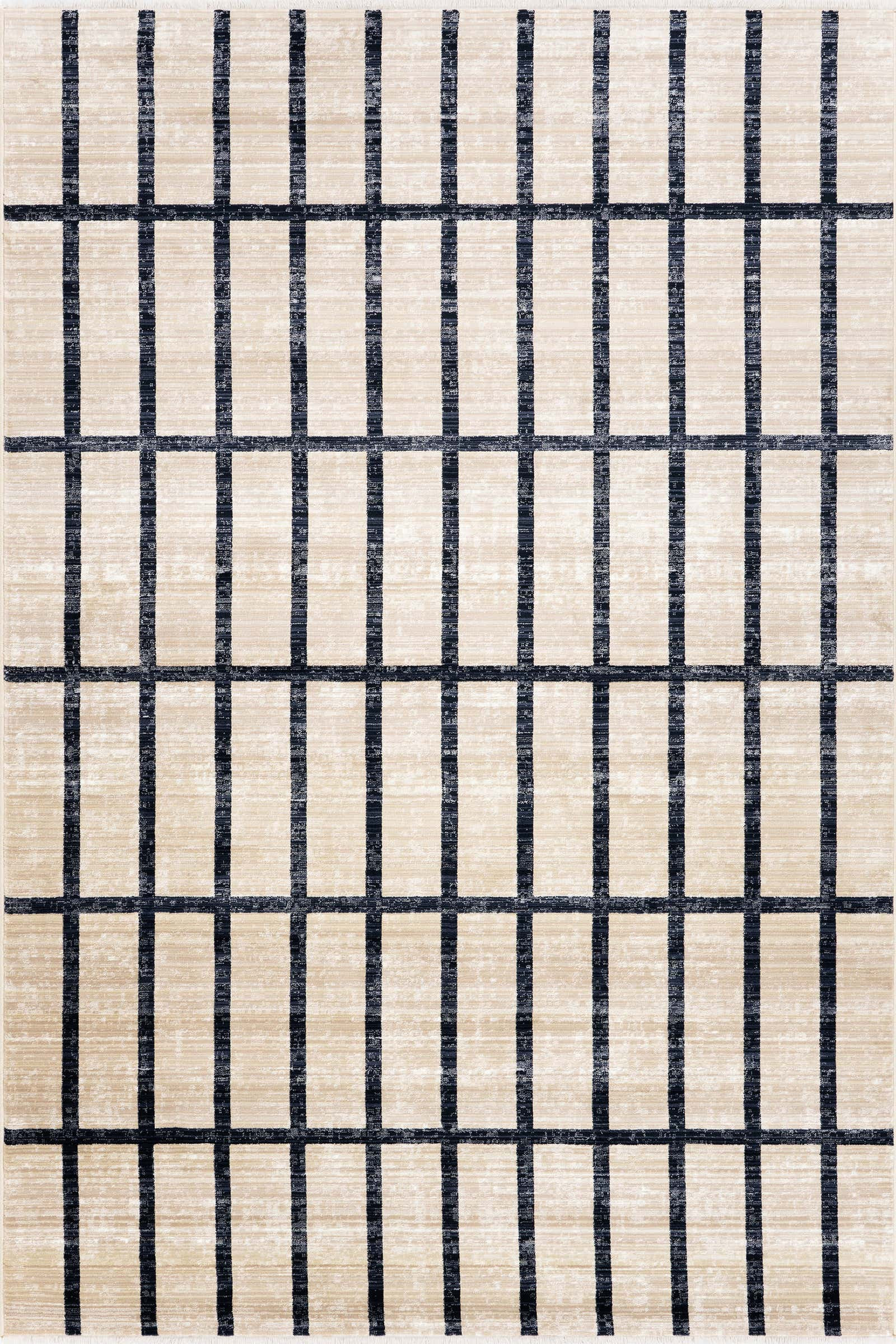 Color: BeigeHaylia Modern Geometric Rug | Beige Beige swatchShape: RectangleRectangleSize: 5' x 7... | Rugs USA