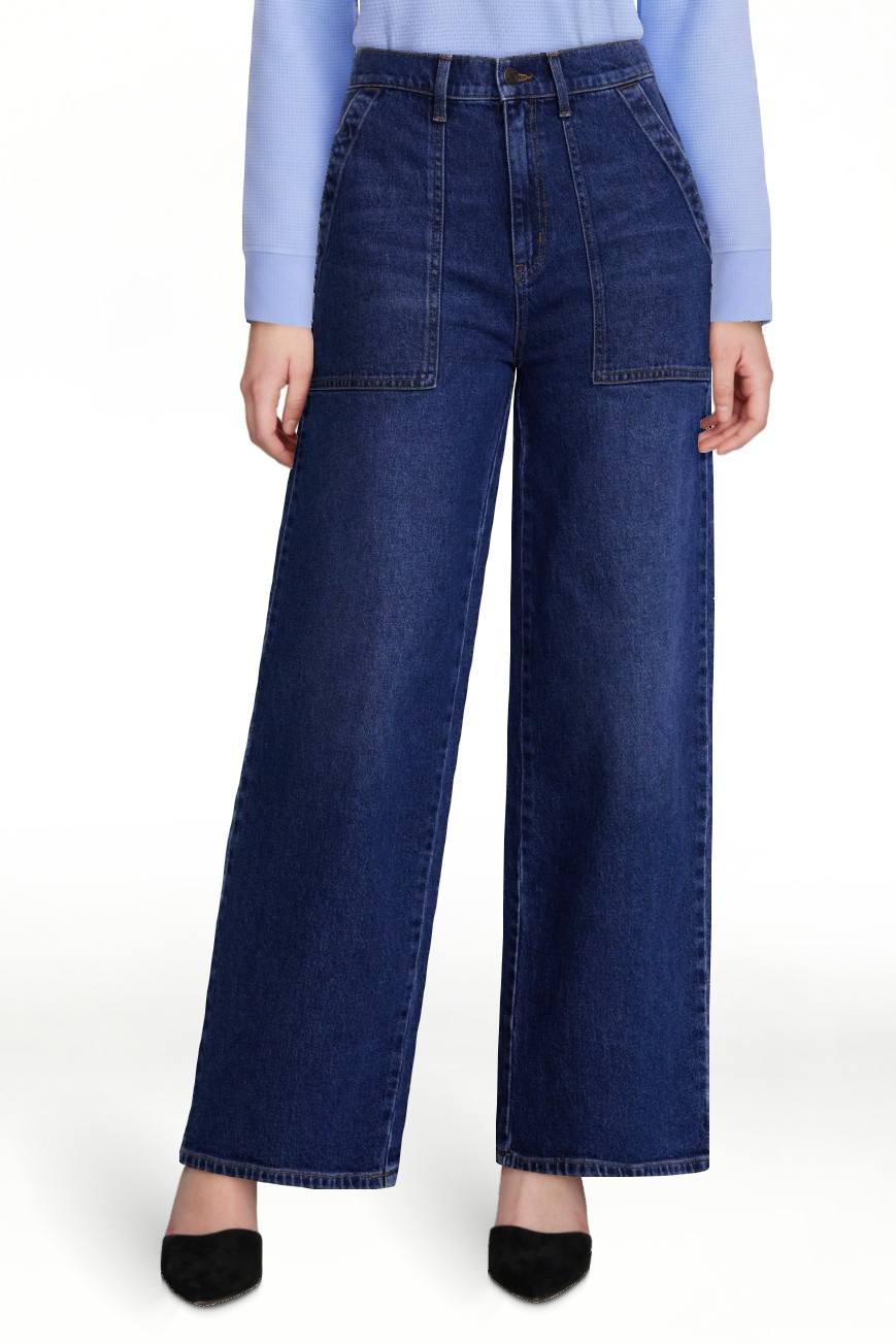 Scenario Women's High Rise Utility Jeans, 31" Regular and 29" Short Inseam, Sizes 0-20 | Walmart (US)