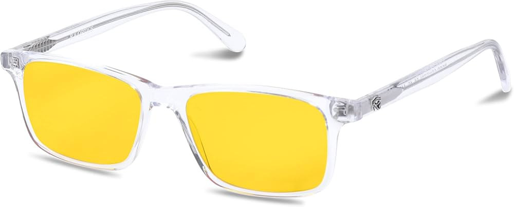 Ra Optics Popp Frame with Daylight Lenses - Premium, Science-Based Blue Light Glasses for Screens... | Amazon (US)