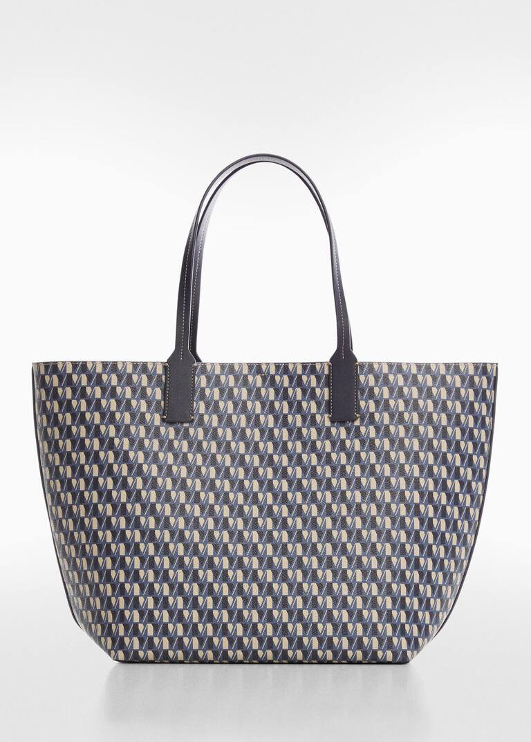 Met logo bedrukte shopper -  Dames | Mango Nederland | MANGO (NL)