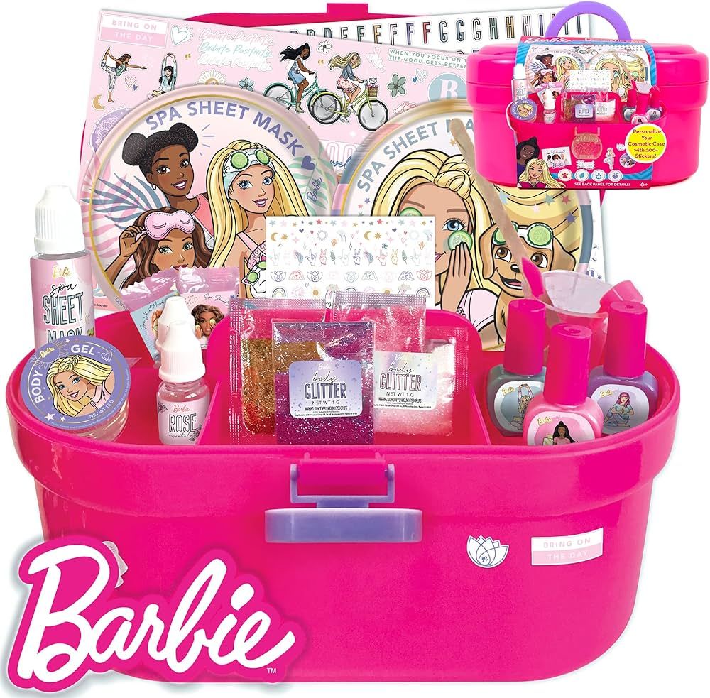 Barbie Cosmetic Case by Horizon Group USA, DIY Beauty Kit for an at-Home Spa Day, Create Your Own... | Amazon (US)