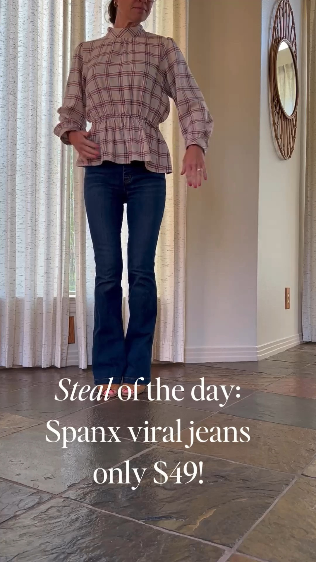 The perfect stretchy jeans with a touch of flare are on SUpER Sale!

Run.  These are my favorite jeans. 
So comfy and so, so good. 

There's a reason these jeans from Spanx are so popular!

#LTKSaleAlert #LTKCyberWeek #LTKOver40