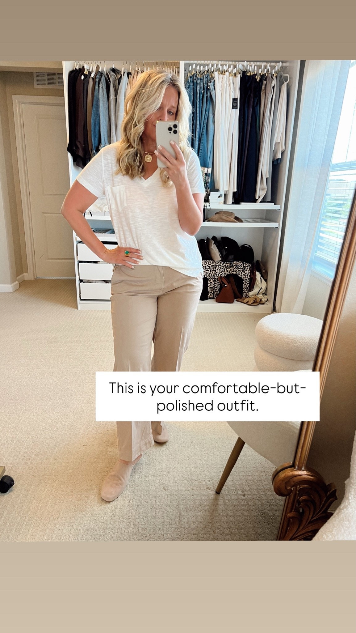 ✨Tap the bell, save and ❤️ start here over 40 fashion, midlife style, midsize fashion and luxury looks for less.  

This is your comfortable-but-polished outfit.

👑 Helping you look good, feel good.-Lindsey Denver   Check back daily for belly-friendly style, confidence, and Outfit Physics™.

#LTKOver40 #LTKMidsize #LTKSaleAlert
