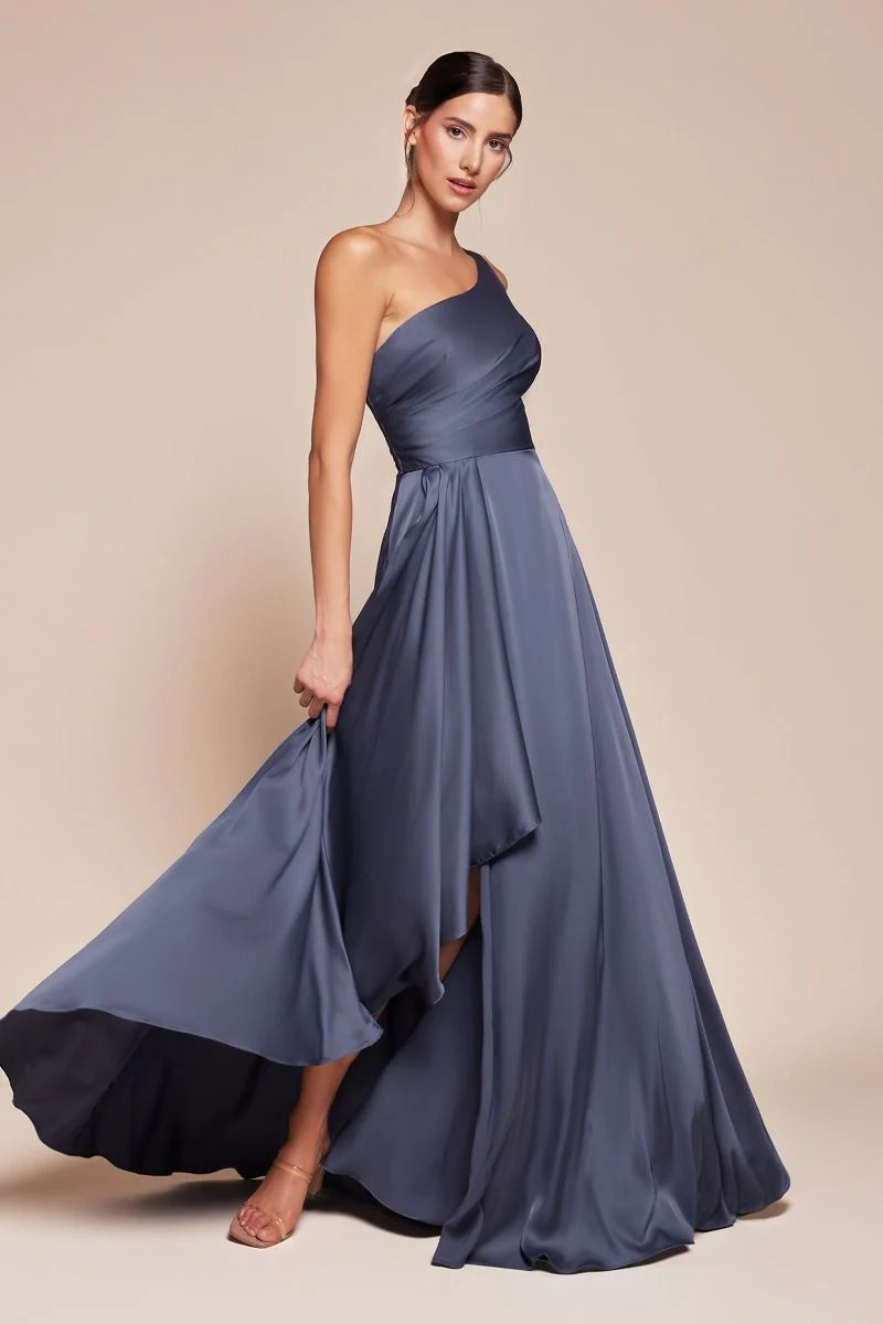 Elegant Smoky Blue Miranda Gown - Shop Formal Dresses at Lady Black Tie | Lady Black Tie
