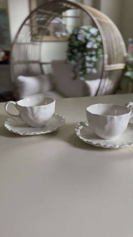The prettiest cup and saucer for your tea or coffee. Would make a lovely birthday or wedding gift as well. 🩷

#LTKFamily #LTKHome #LTKWedding
