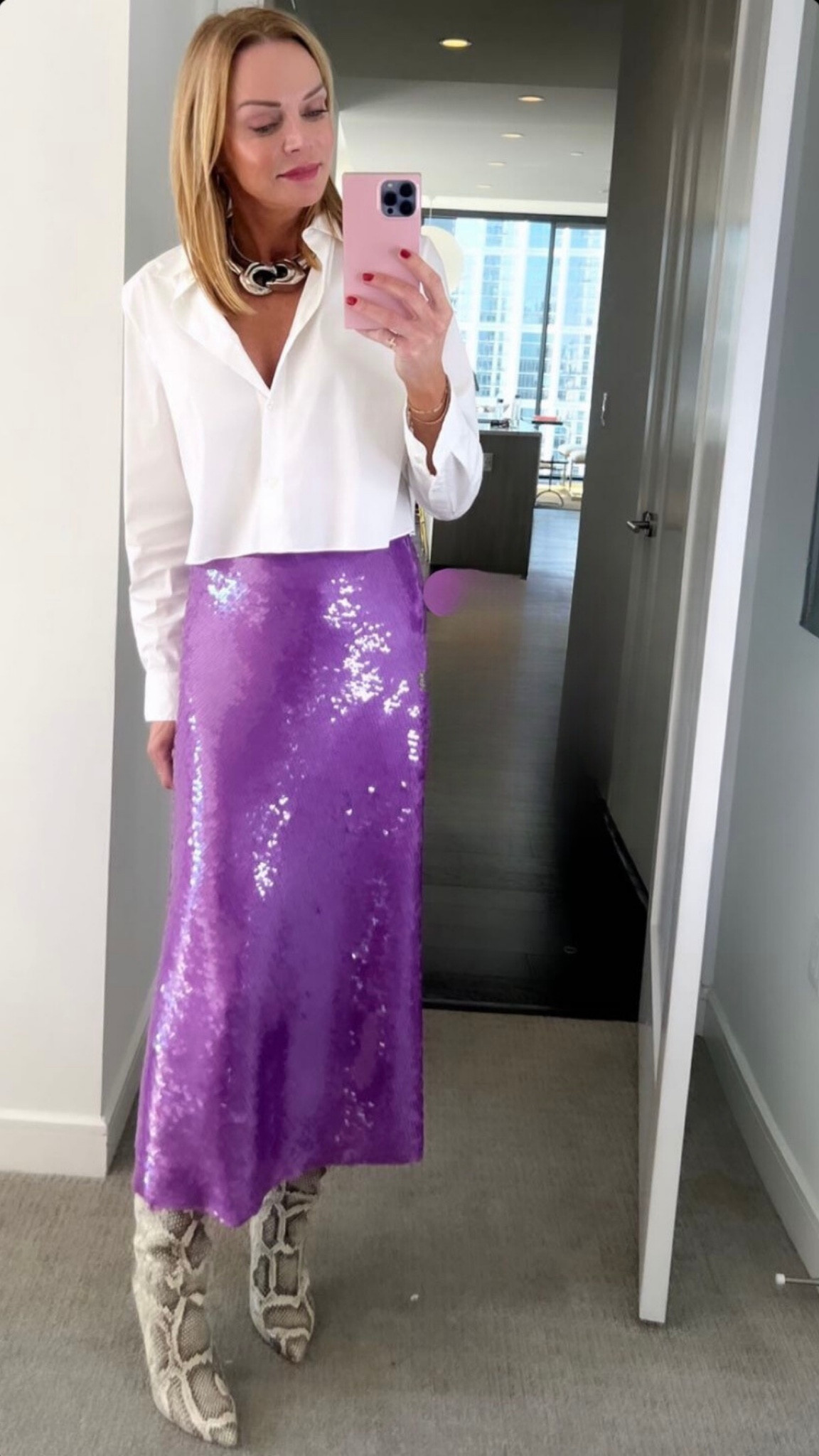 Sequin Season 💜✨linked similar skirts, tops and boots. 

#LTKstyletip #LTKHoliday #LTKparties