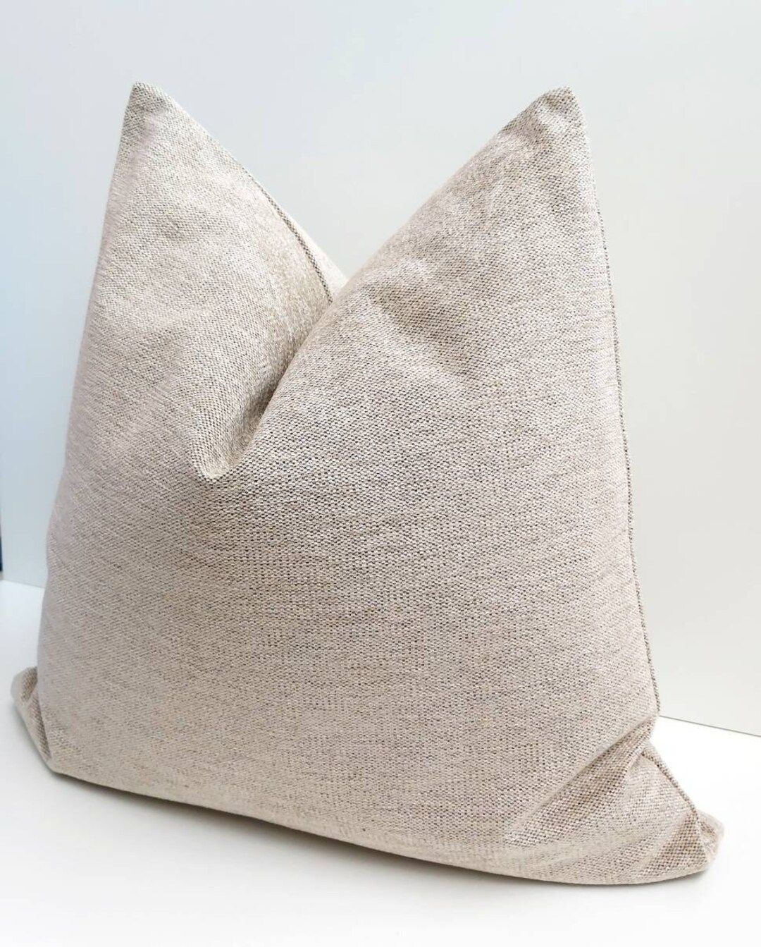 Beige Textured Pillow Cover Modern Japandi Pillow Modern Boho - Etsy | Etsy (US)