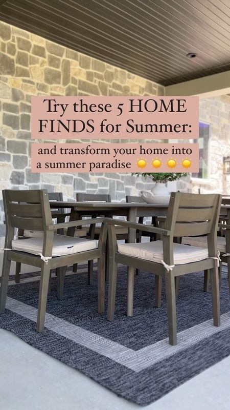 Summer finds for your home you’ll LOVE. ☀️

#outdoor #bedding #summer

Amazon home, Wayfair, patio furniture, outdoor dining set, neutral rug, striped rug, pottery barn tree, pottery barn dupe, day tree, minimal tree, planter, planter bowl, faux concrete planter, affordable home finds, striped bedding, linen bedding

#LTKSeasonal #LTKHome #LTKSummerSales