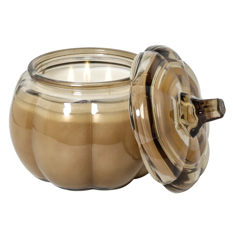 Better Homes & Gardens 3-Wick 30 oz Glass Jar Candle, Pumpkin Snickerdoodle Swirl | Walmart (US)
