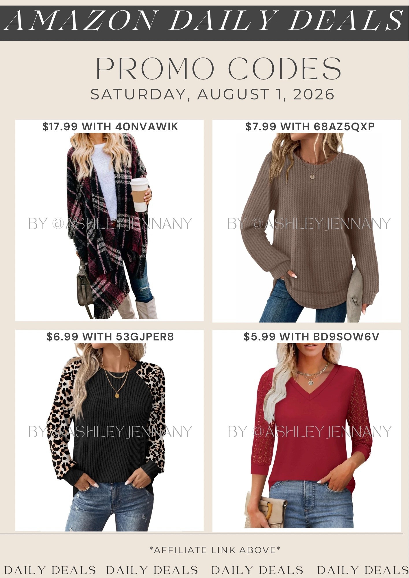 Amazon deals

#LTKSeasonal #LTKMidsize #LTKSaleAlert