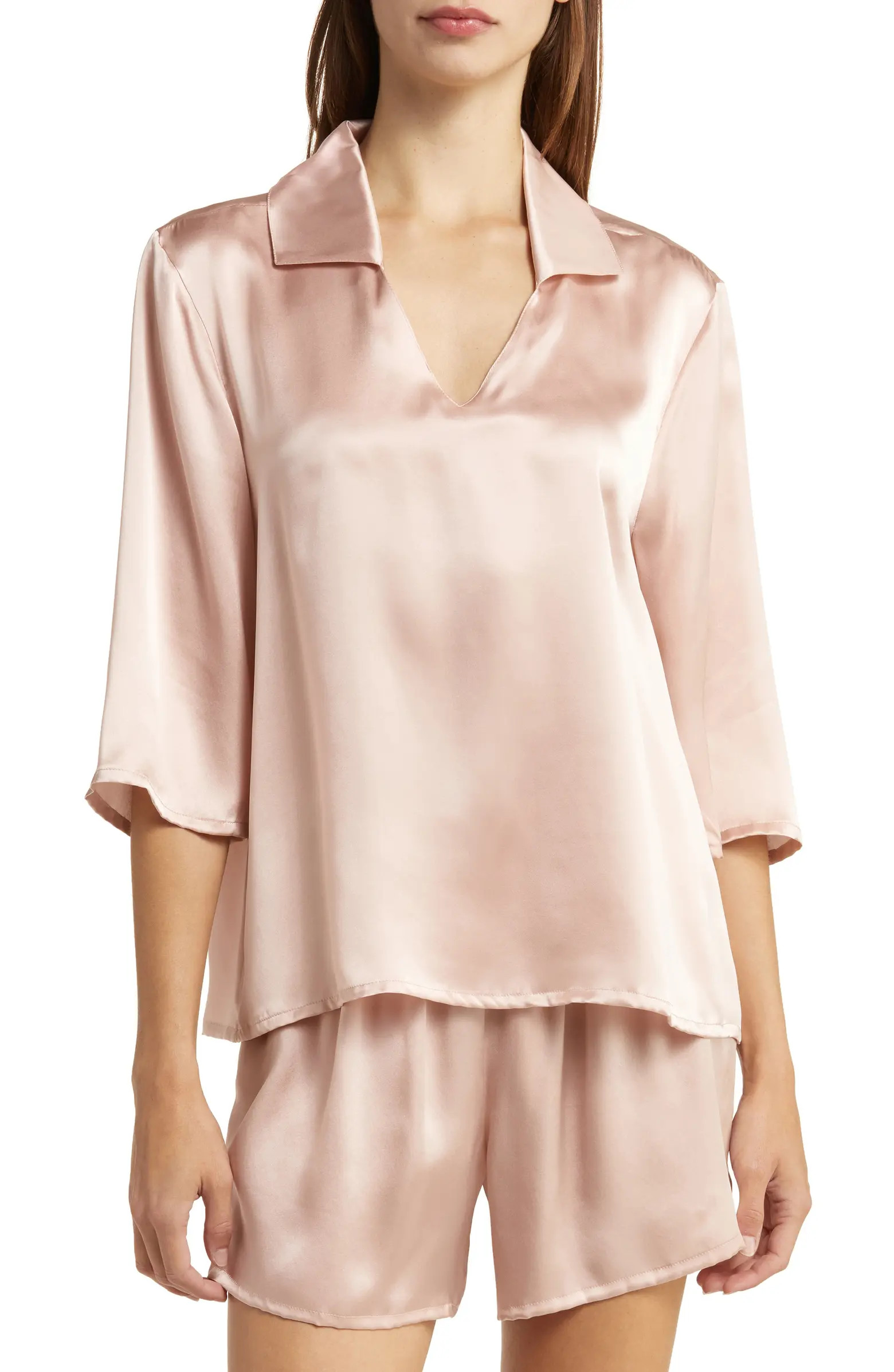 Washable Silk Short Pajamas | Nordstrom
