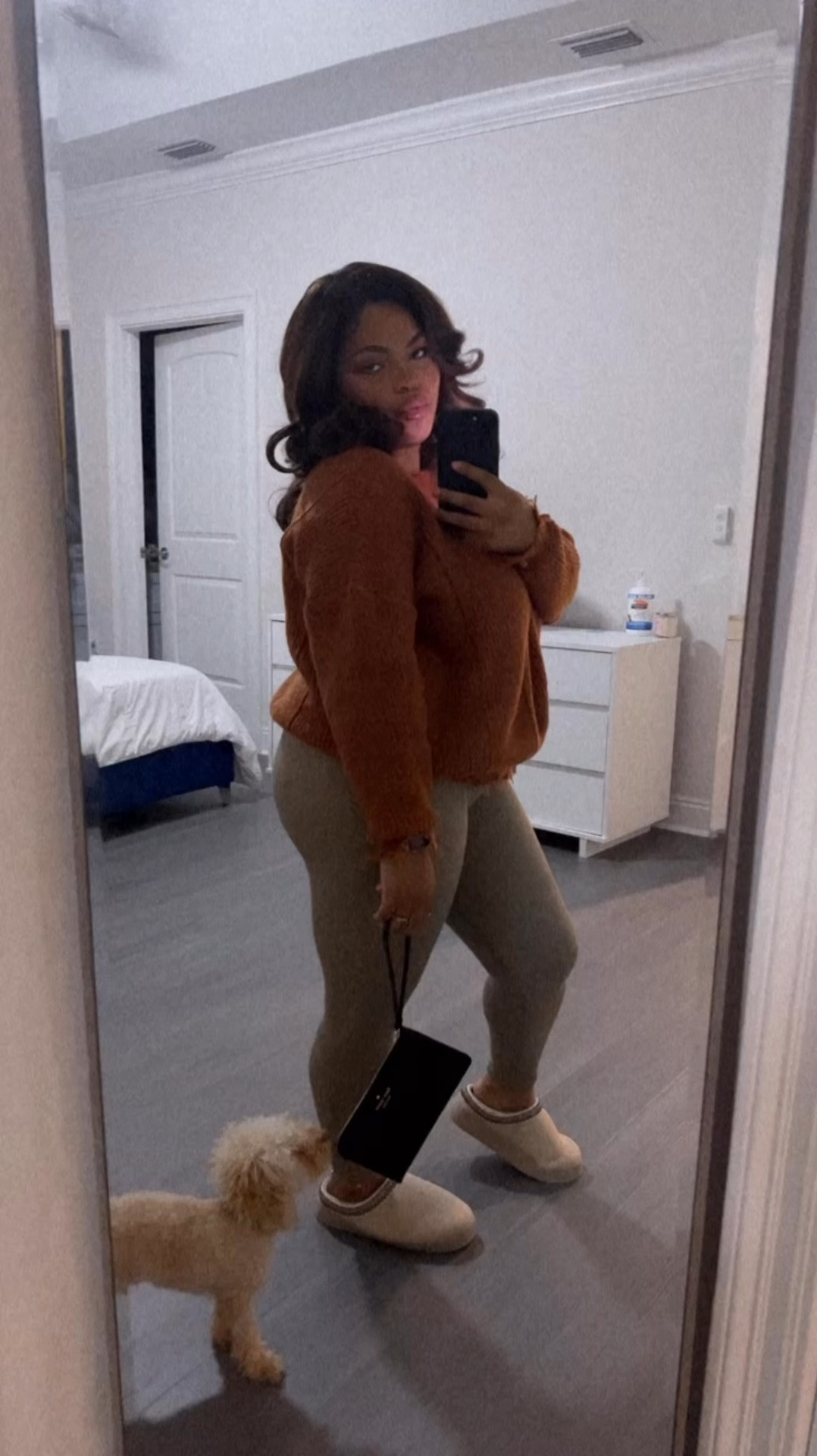 When I’m on the go, I just want to be comfortable and yet cute 🥰 This look achieved that. Im wearing a size medium in my sweater, a large in leggings and a 7 in my shoes  

#LTKMidsize #LTKFindsUnder100 #LTKActive