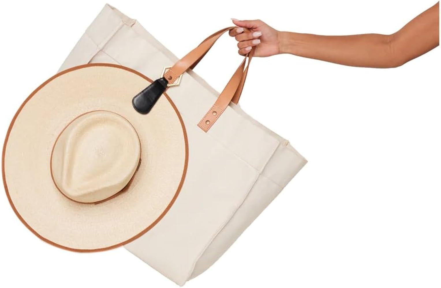 The Drop Faux Leather HAT Clip Black | Amazon (US)