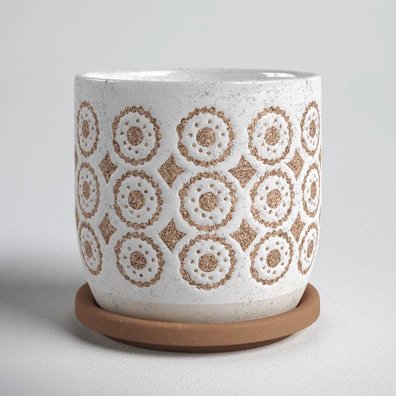 Minna Circles Ceramic Pot Planter | Wayfair North America