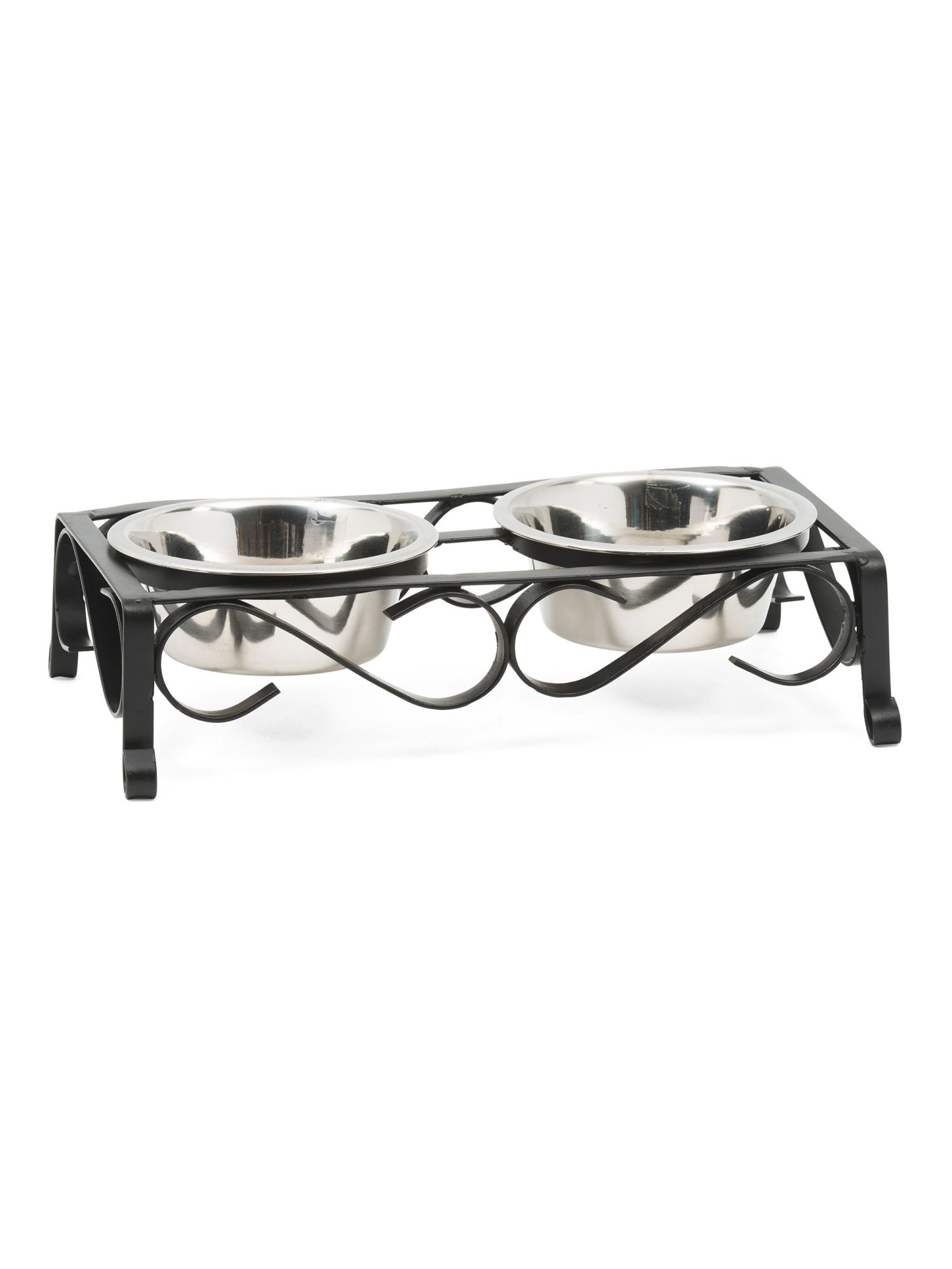 Crown Wrought Iron Pet Feeder | TJ Maxx