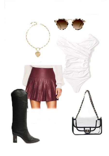 Gameday outfit inspo!

Leather skirt // black boots // gameday outfit // football game // 

#LTKSeasonal #LTKstyletip