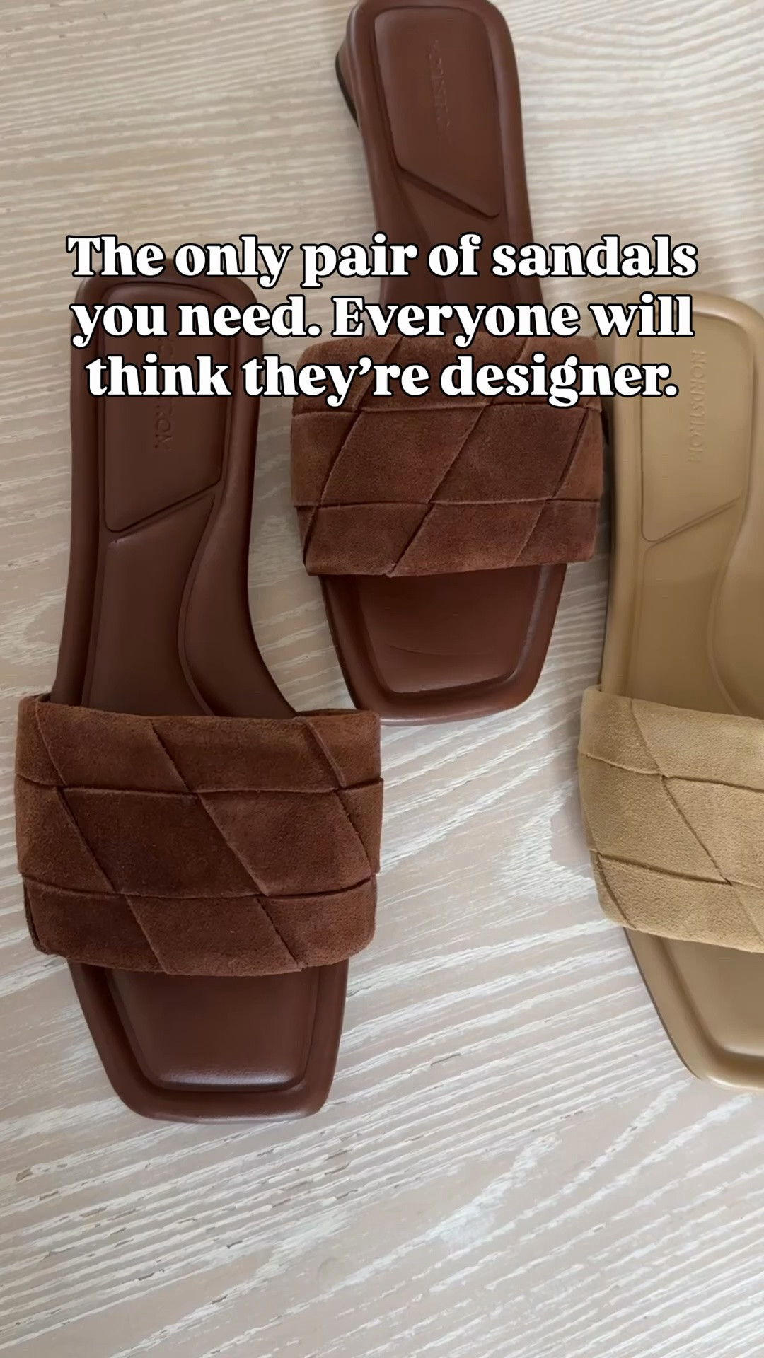 The only sandal you need for spring / summer this year.