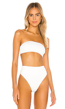 BEACH RIOT Kelsey Bikini Top in White from Revolve.com | Revolve Clothing (Global)