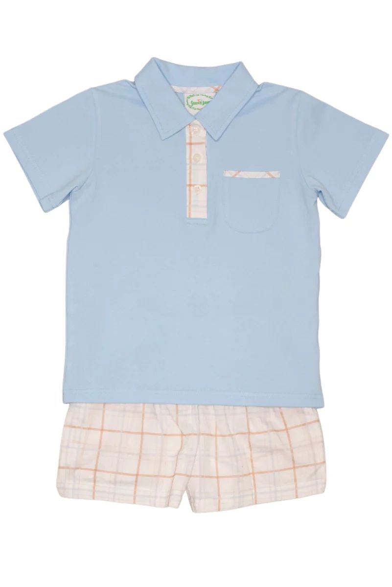 Chandler Collared Shirt Set | Grace and James Kids