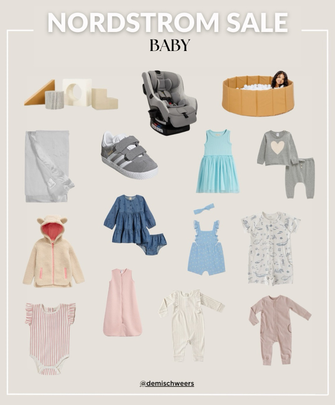 Nordstrom Sale - Baby favorites. Such a great time to pick up some higher ticket items like this car seat, ball pit, etc and so many cute clothes on sale as well

#LTKSeasonal #LTKxNSale