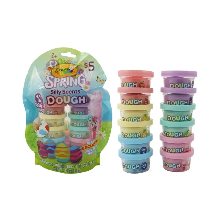 Crayola Silly Scents Dough 12pk 1oz Tubs Assorted Colors | Walmart (US)