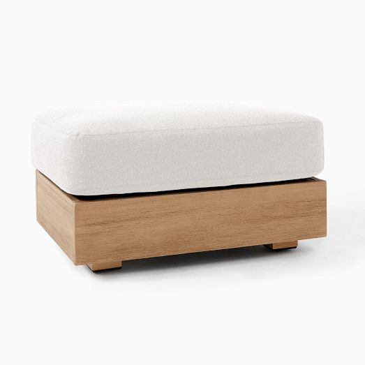 Telluride Outdoor Ottoman | West Elm (US)