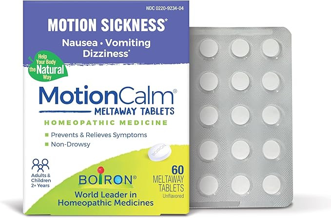 Boiron MotionCalm Relief for Nausea, Vomiting, or Dizziness associated with Motion Sickness Due t... | Amazon (US)