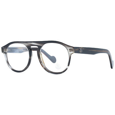 Moncler Glasses Women Grey Round Frames ML5028 098 51mm Eyeglasses  | eBay | eBay UK