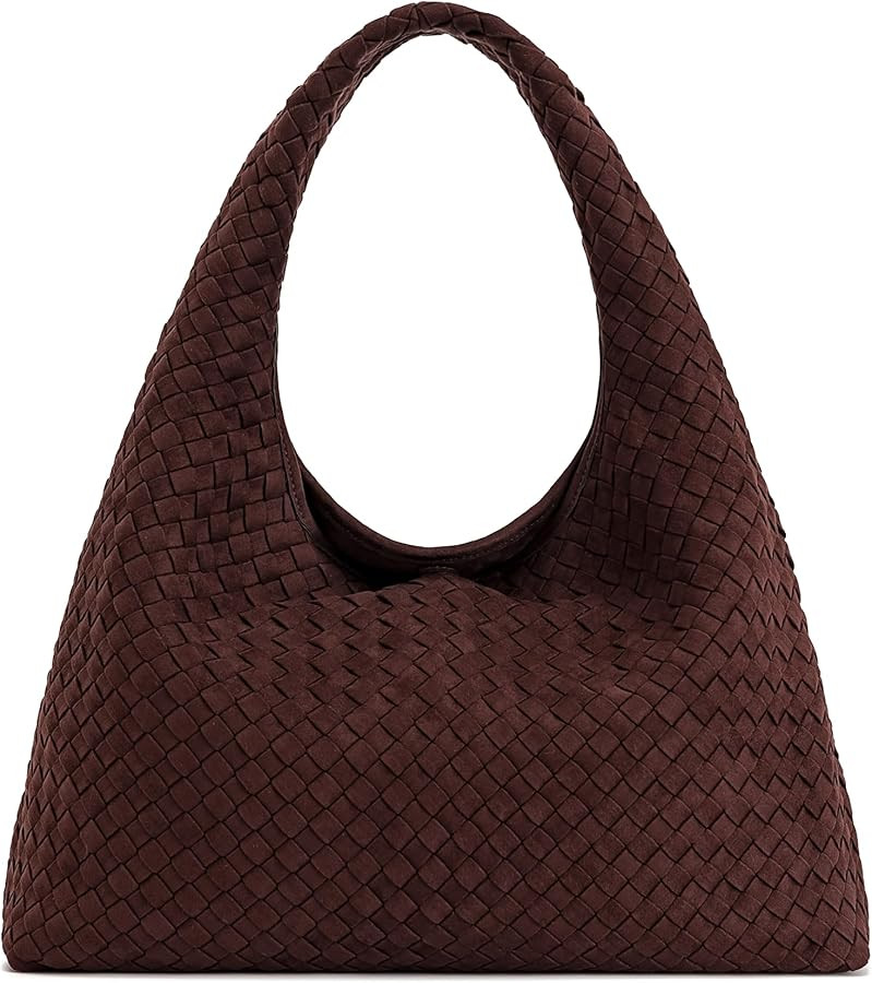 JW PEI Women's Iaura Faux Suede Woven Shoulder Bag | Amazon (US)