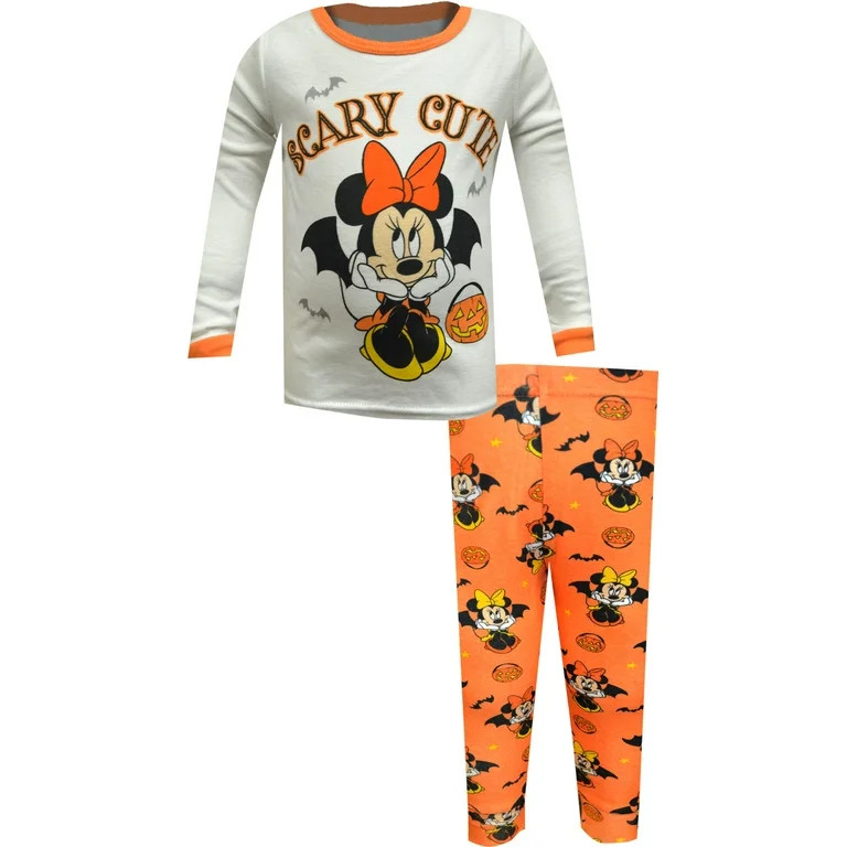 Komar Kids Girls' Disney Baby Minnie Mouse Scary Cute Halloween Infant Pajama (24 mo) | Walmart (US)
