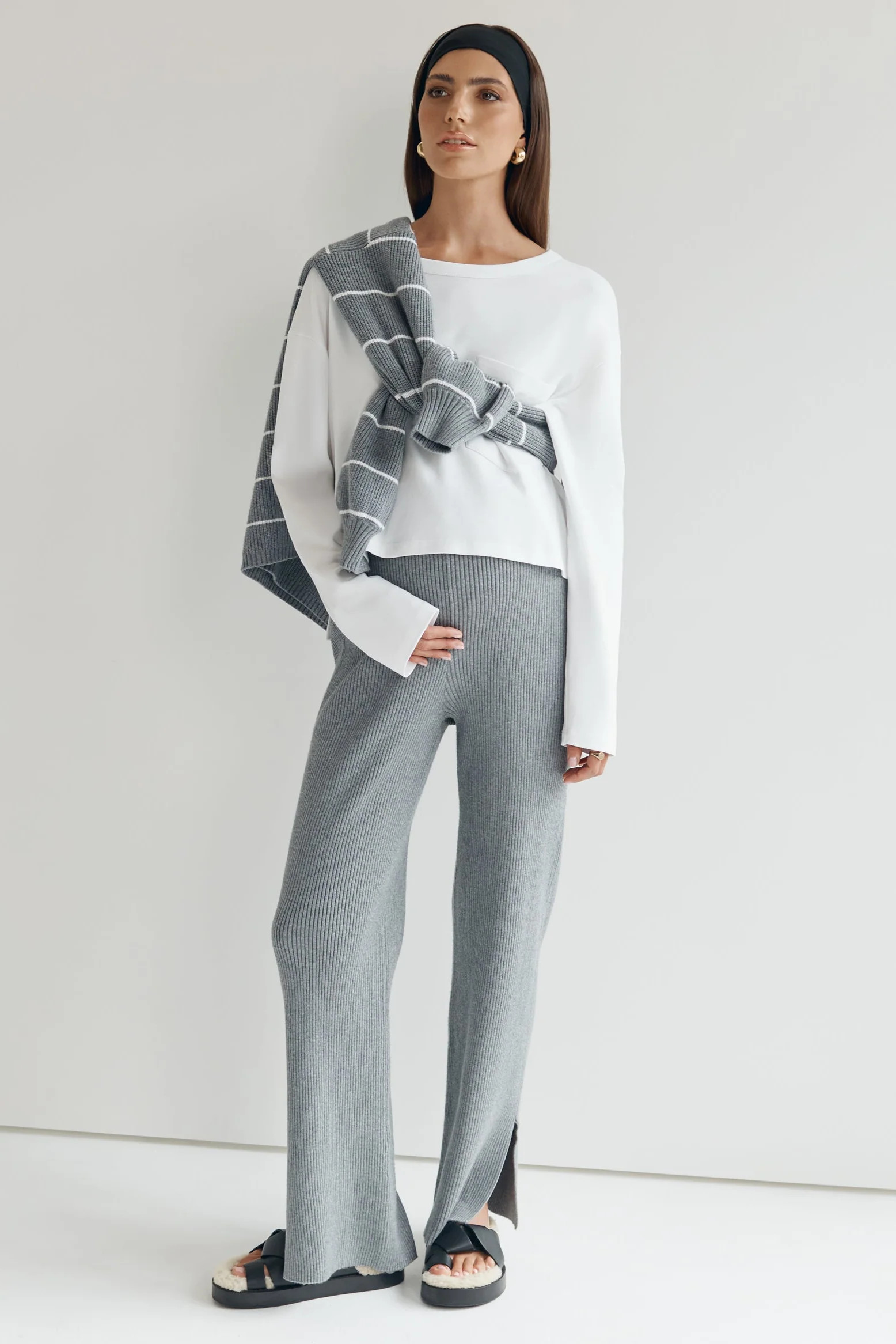 Everyday Organic Cotton Pocket Tee (White) | Legoe Heritage Maternity APAC