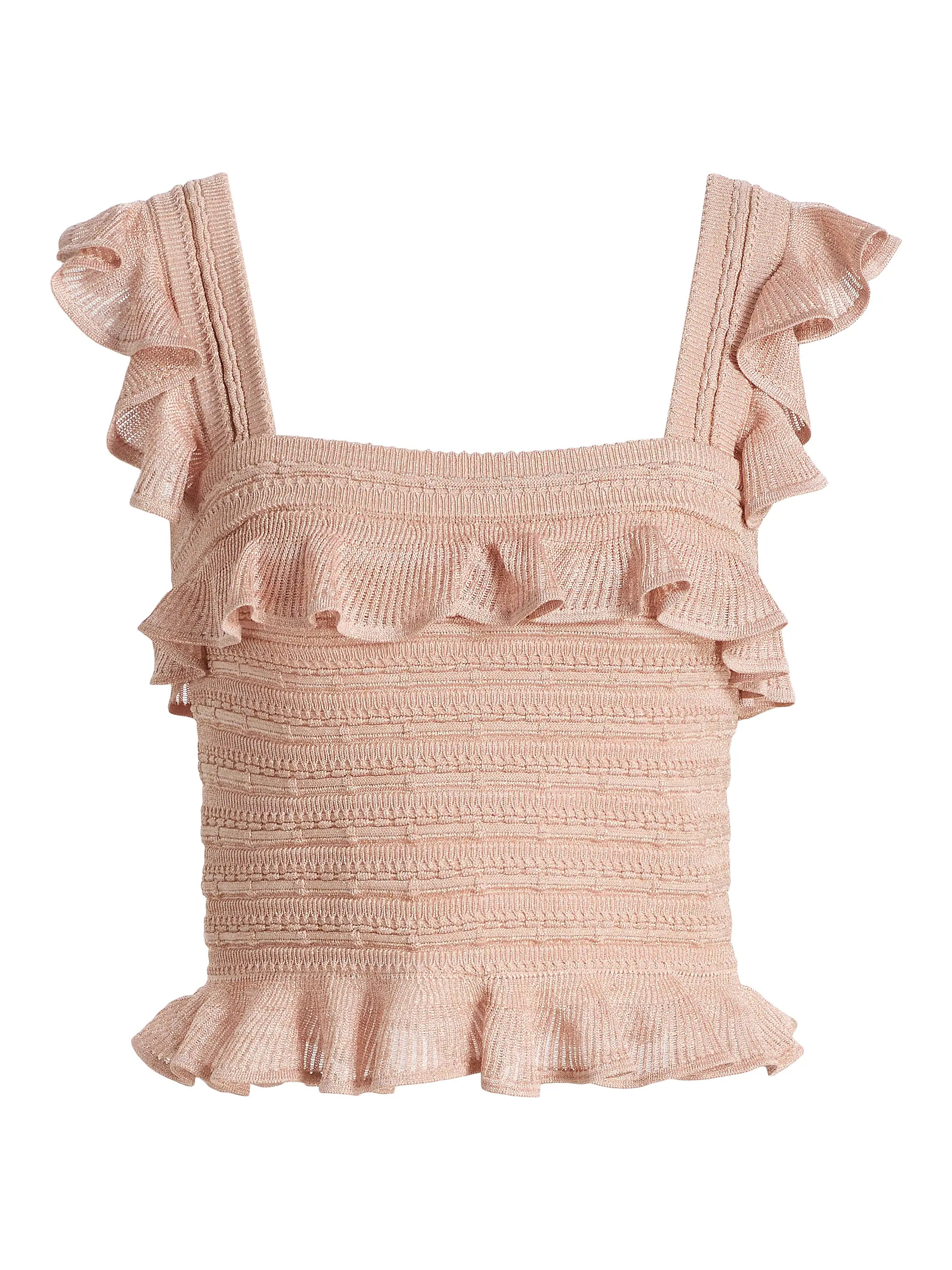Rebellion Frilled Lace Cami | Saks Fifth Avenue